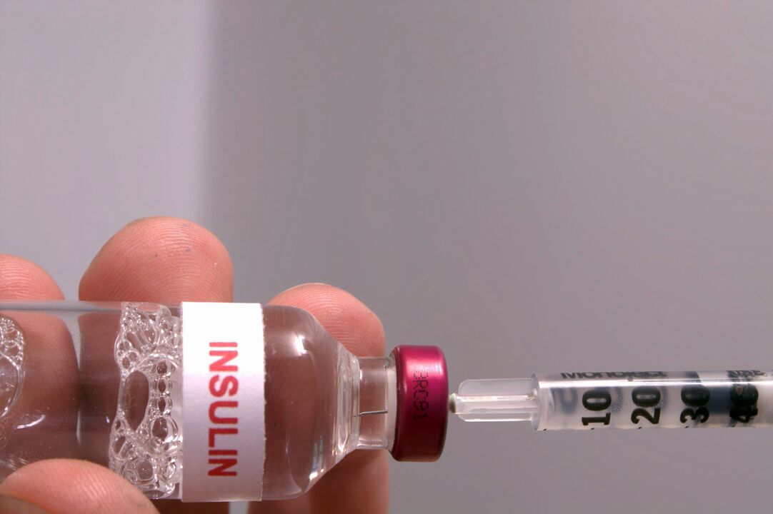 Insulin injections for the treatment of diabetes